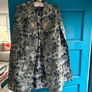 Gorgeous OTT cape with embroidery - exceptional and one of a kind